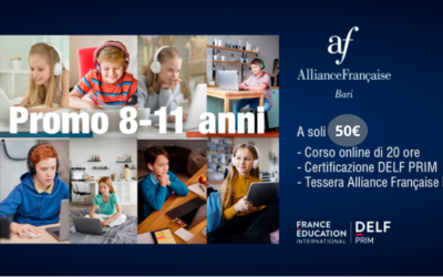 Certificazione e corso DELF Prim A1.1 per bambini (8-11 anni)