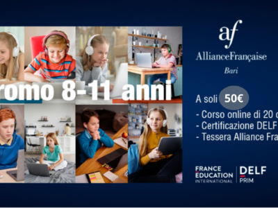 Certificazione e corso DELF Prim A1.1 per bambini (8-11 anni)